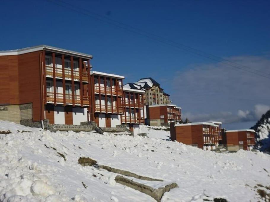 Beau Studio La Mongie Tourmalet Pic Du Midi Apartment Bagian luar foto